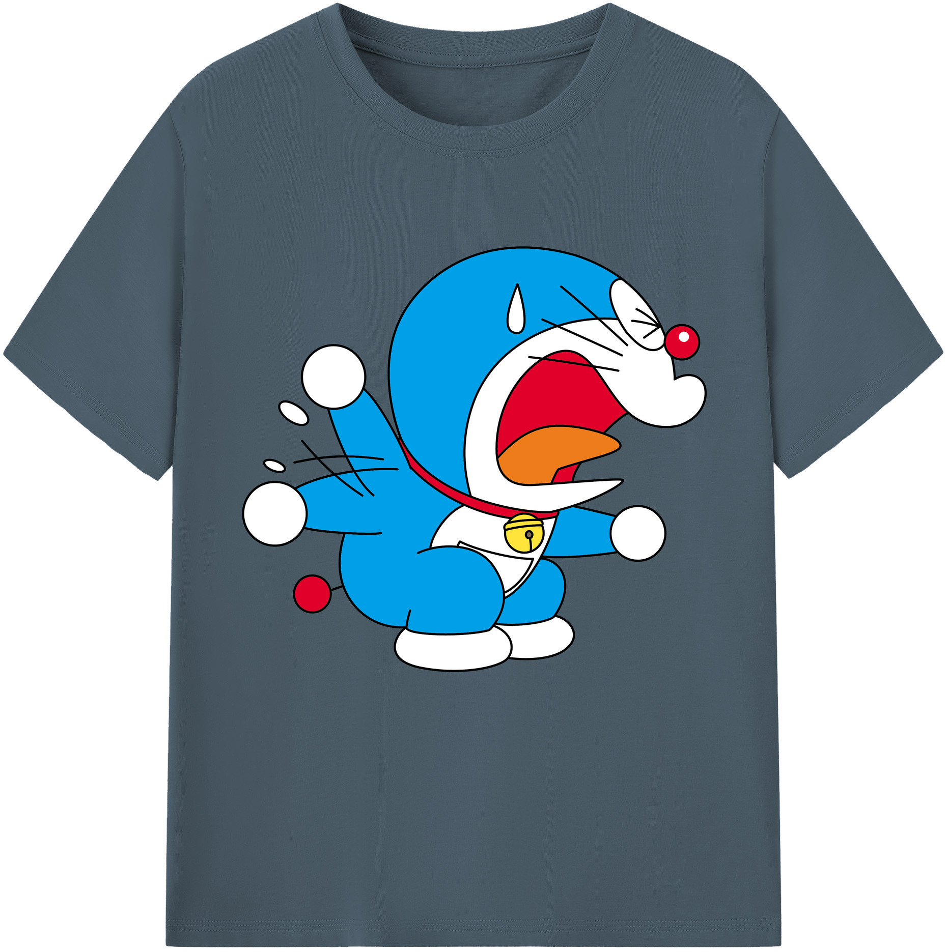 （画像用） ドラえもん Doraemon 綿100％半袖Tシャツ（フロントプリント）
